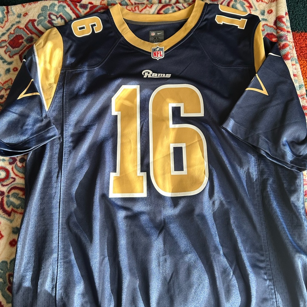 NFL Blue and Gold Rams Men's Shirt